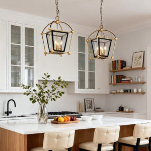Blue or Black and Gold? How Pendant Lighting Shapes a Room's Personality Blue or Black and Gold